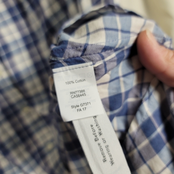 Madewell Central Open Back Shirt in Linus Plaid Small - Picture 7 of 9